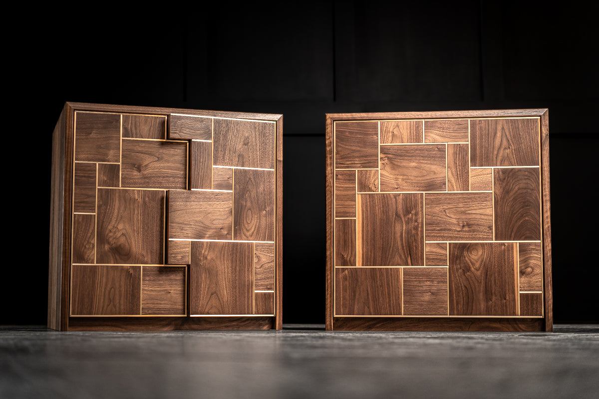 Walnut & Brass Side Table Plans